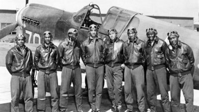 Tuskegee Airmen ca 1943 US Airforce