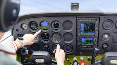 Aircraft panel and controls