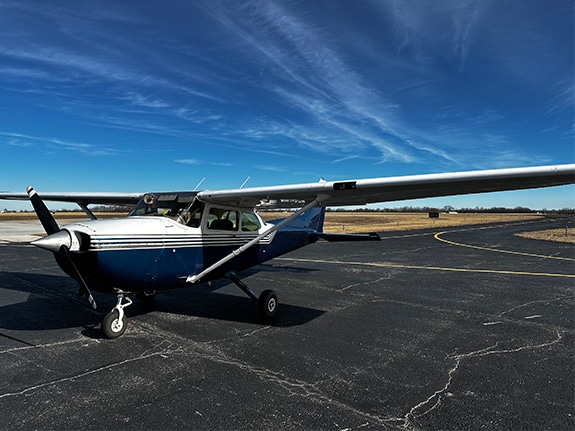 Light Aircraft on Tarmac