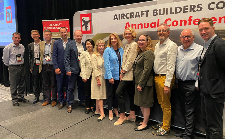 Global Aerospace team at Aircraft Builders conference